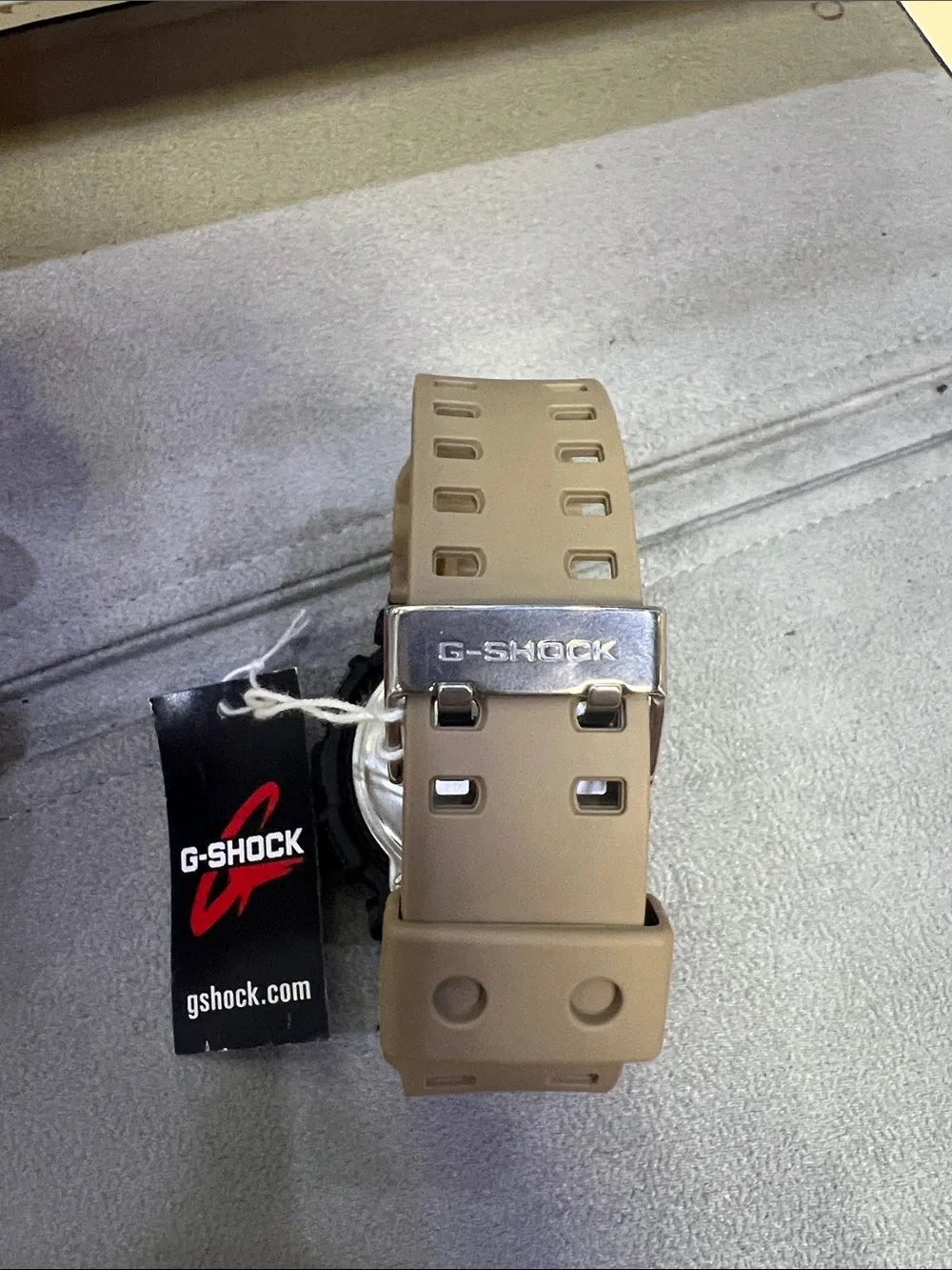 G-Shock Men’s Black and Tan Analog-Digital Shock-Resist Watch